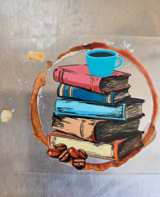 Book Stack Decal