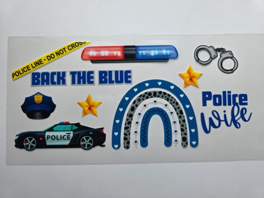 Police Wife Cup Wrap