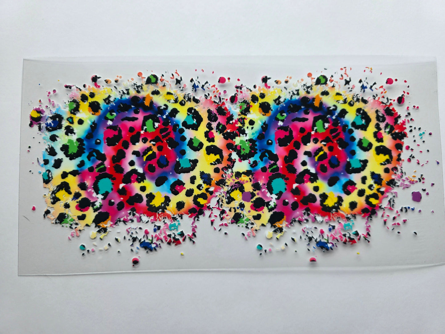Rainbow Leopard Cup Wrap