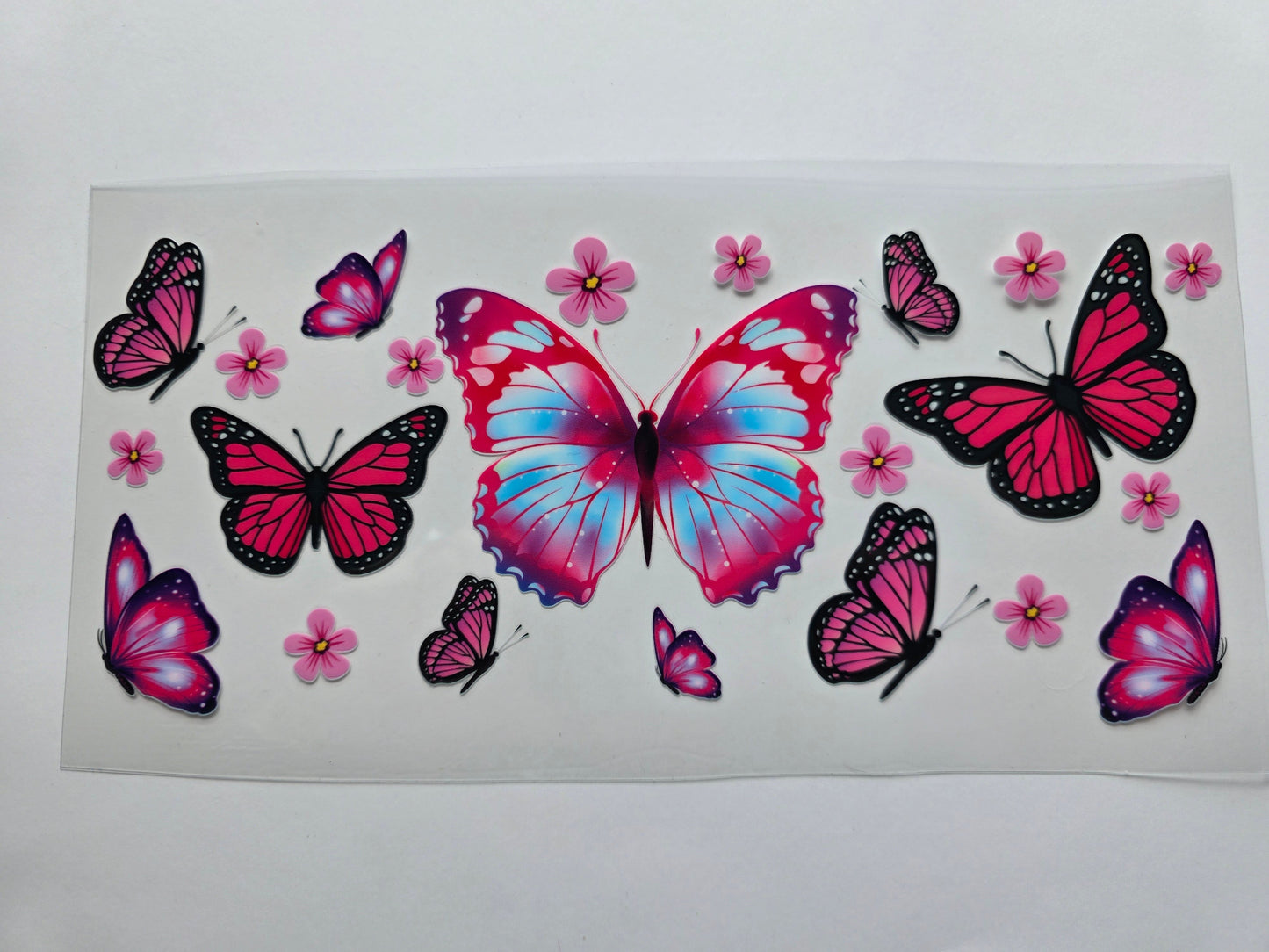 Pink Butterfly Cup Wrap