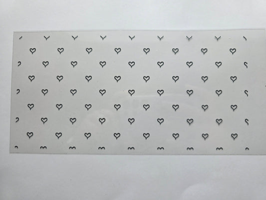 Black Hearts Cup Wrap