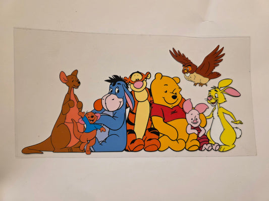 Winnie the Pooh and Friends Cup Wrap Decal