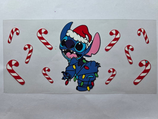 Stich Candy Canes Cup wrap