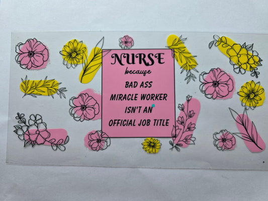 Nurse Funny Cup Wrap