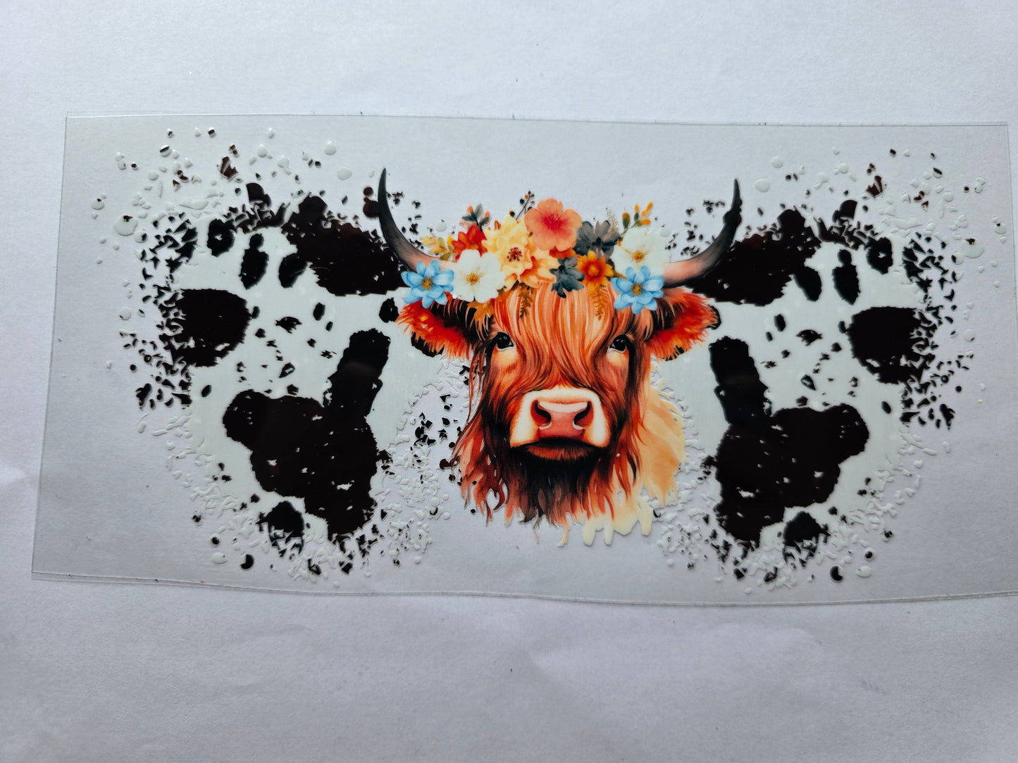 Highland Cow Cup Wrap