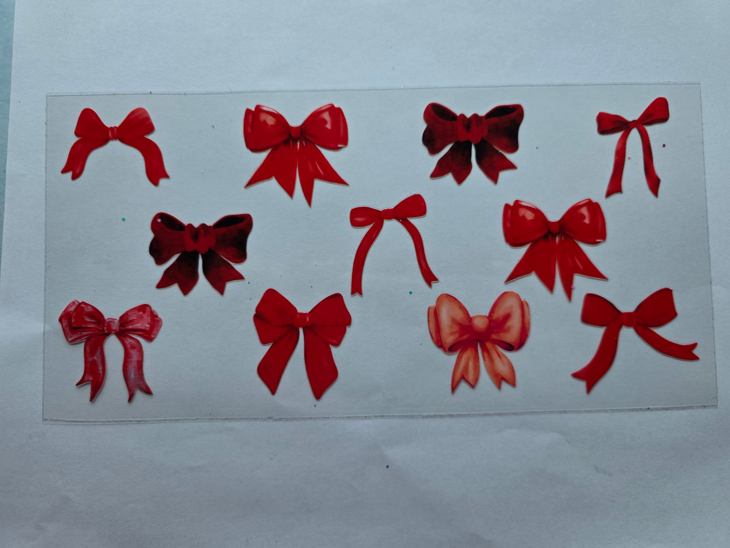 Red Bows Cup Wrap