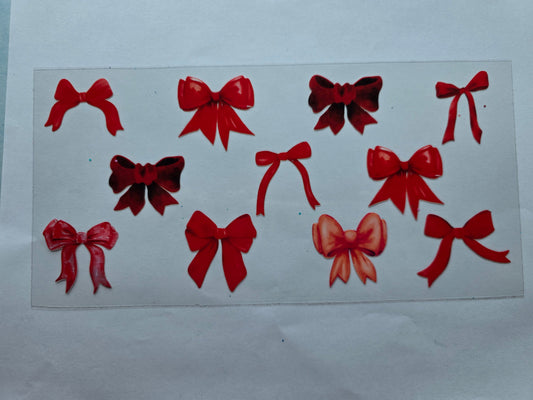 Red Bows Cup Wrap