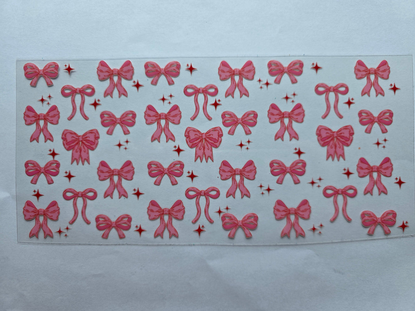 Pink Bow Cup Wrap