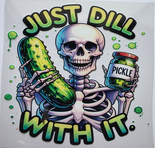 Just dill with skeleton it decal
