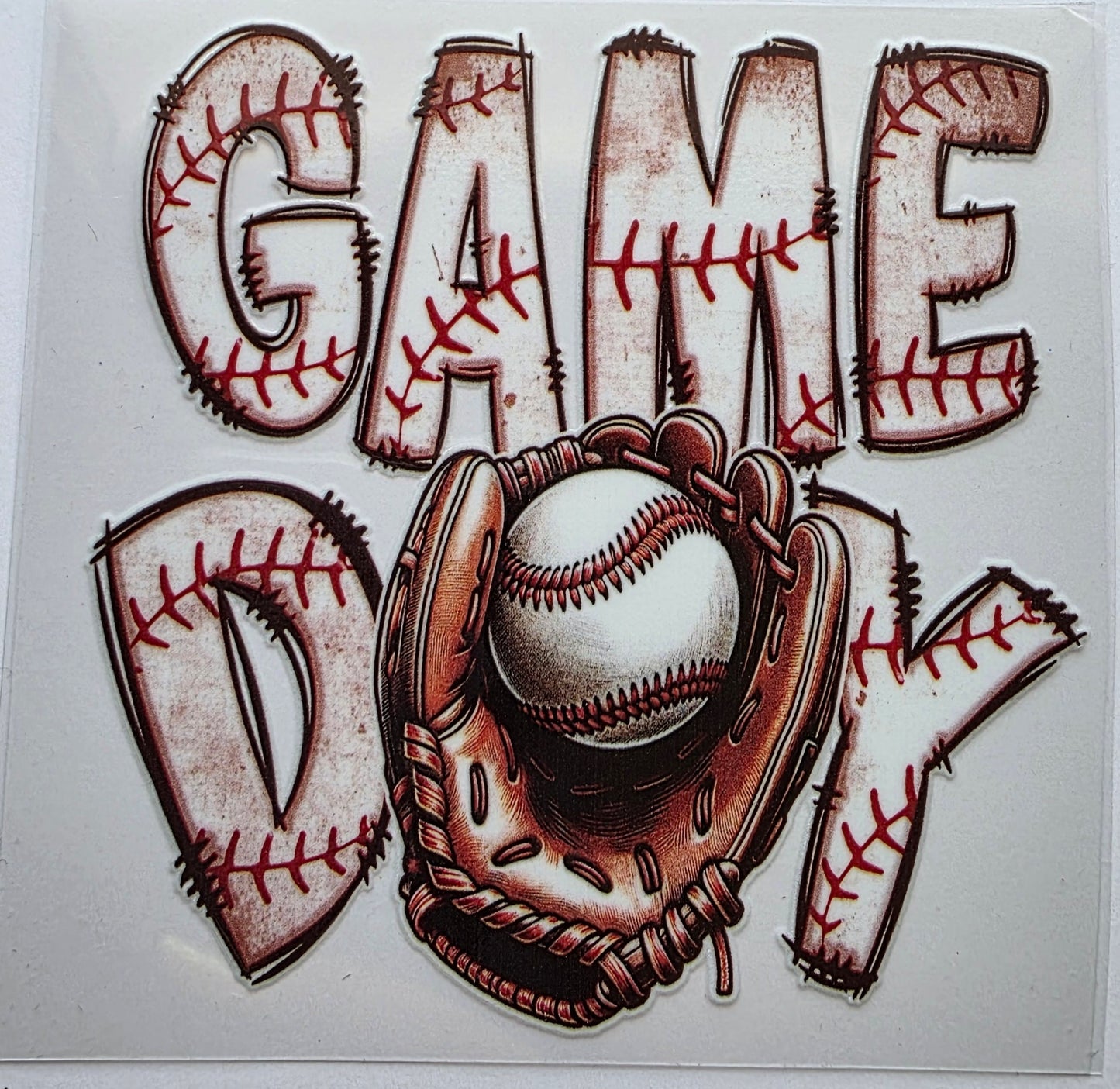 Game Day Baseball Decal