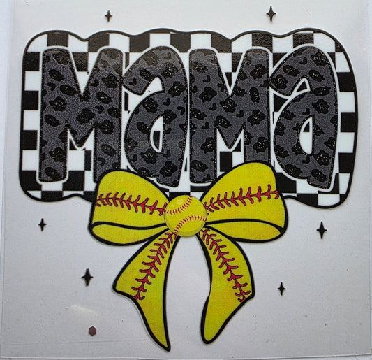 Softball Mama Decal