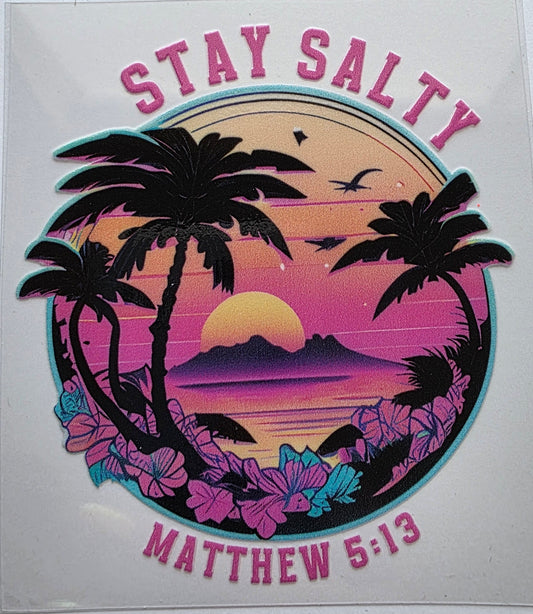 Stay Salty Beach Decal