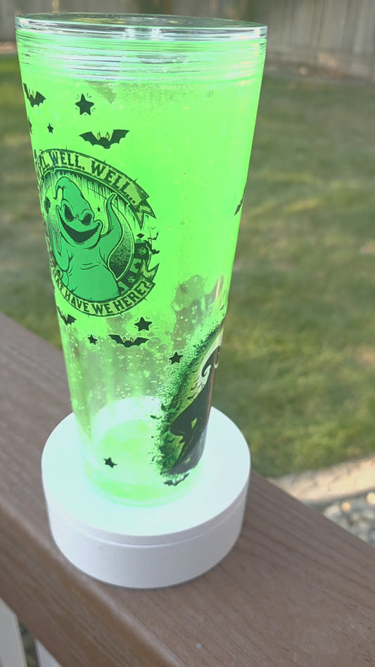 Boogieman glow in the dark lava 24 oz acrylic tumbler