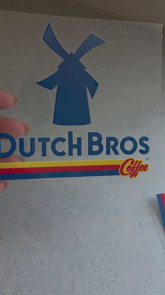 Dutch Bros Holographic Decal