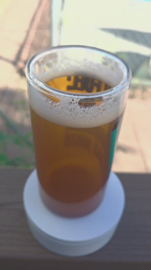 16 oz dad fuel drinking glass