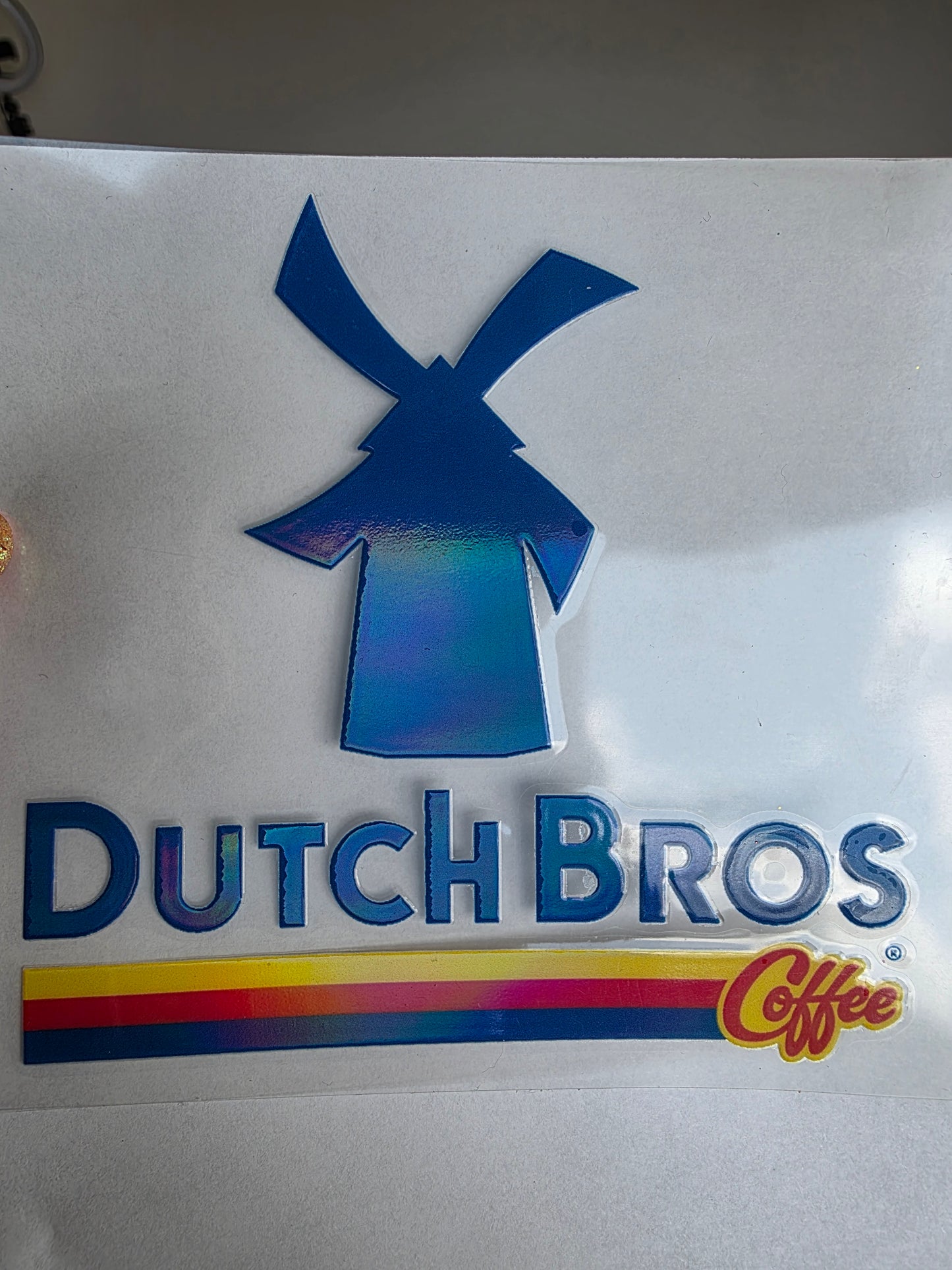 Dutch Bros Holographic Decal