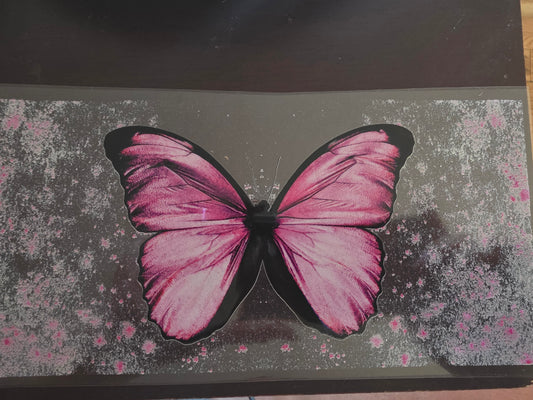 Pastel big butterfly wrap
