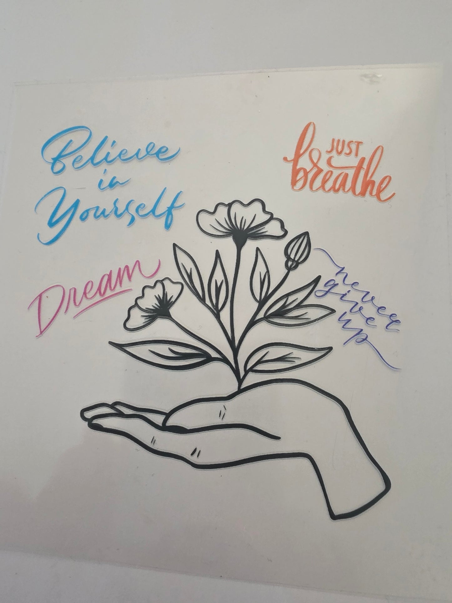 Believe in yourself decal