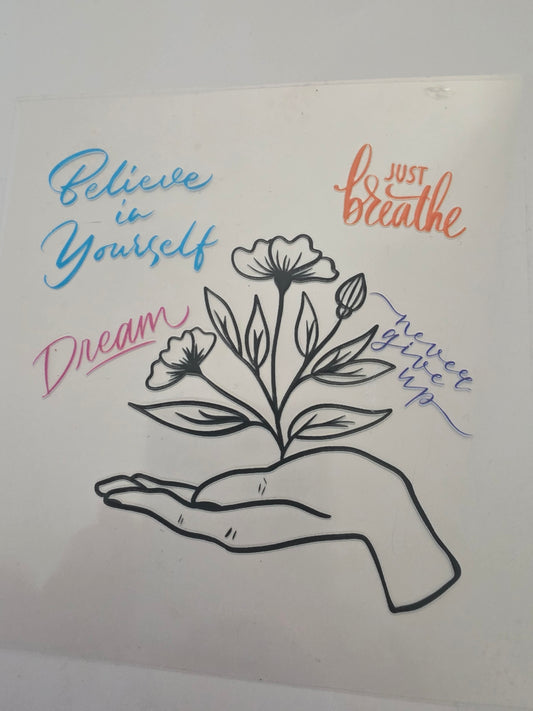 Believe in yourself decal