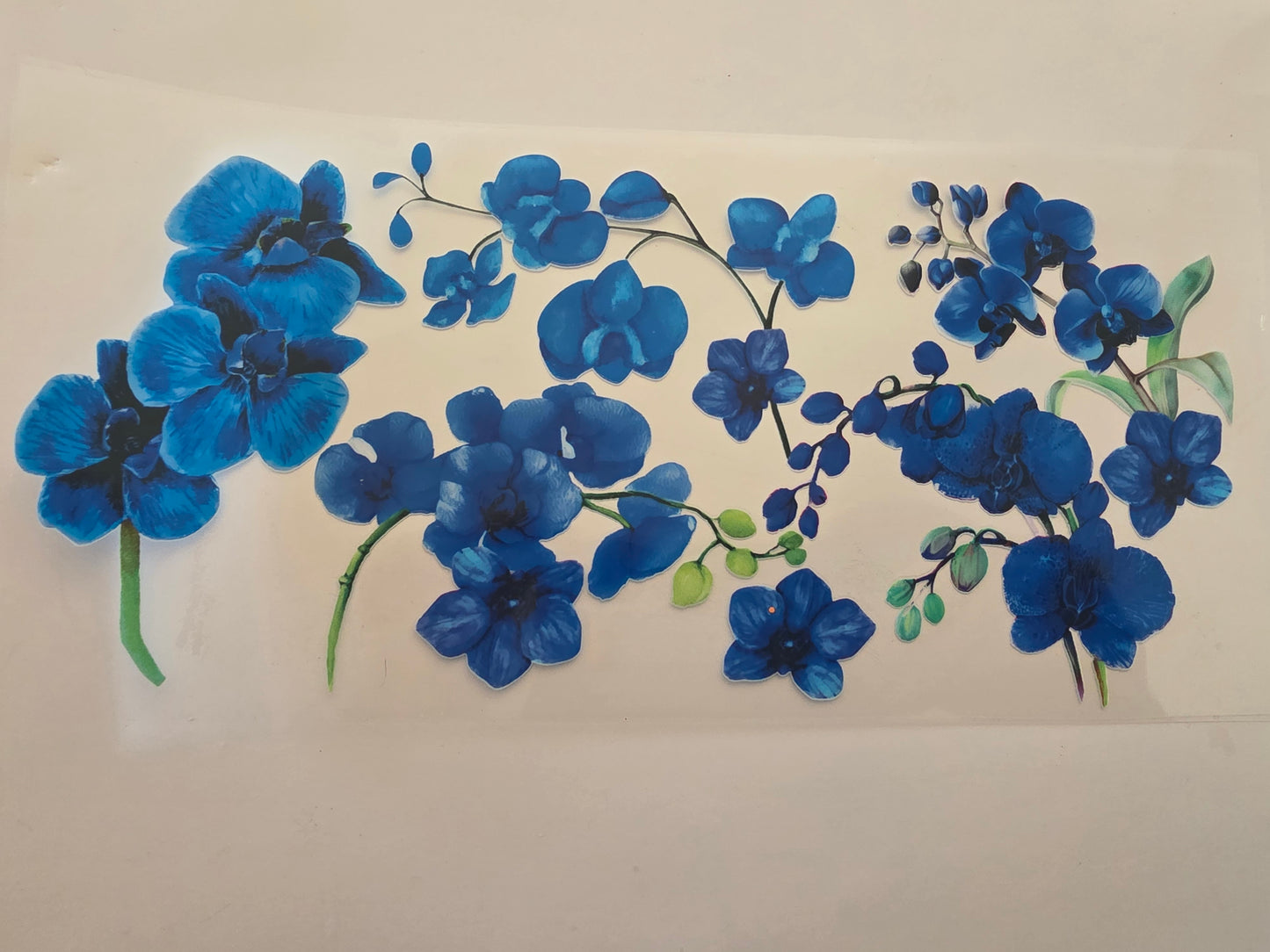 Blue flowers wrap