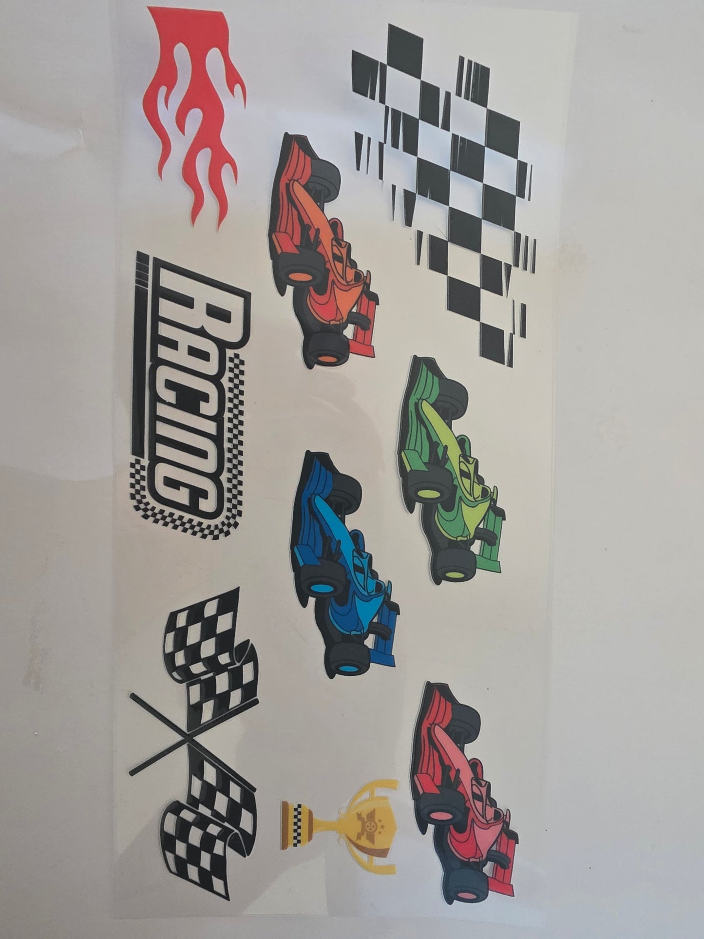 Race cars wrap