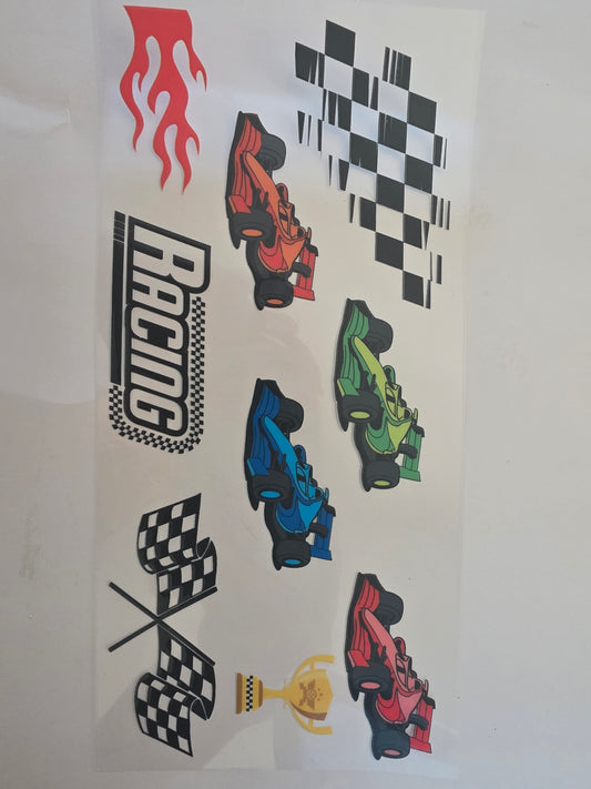 Race cars wrap