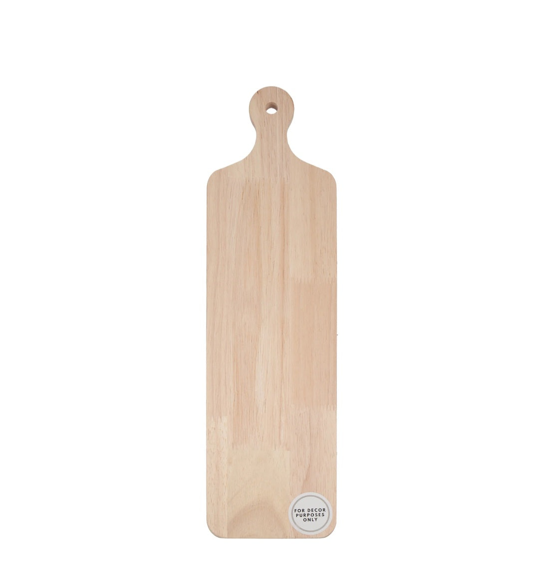 Customizable cutting boards with handles for decoration